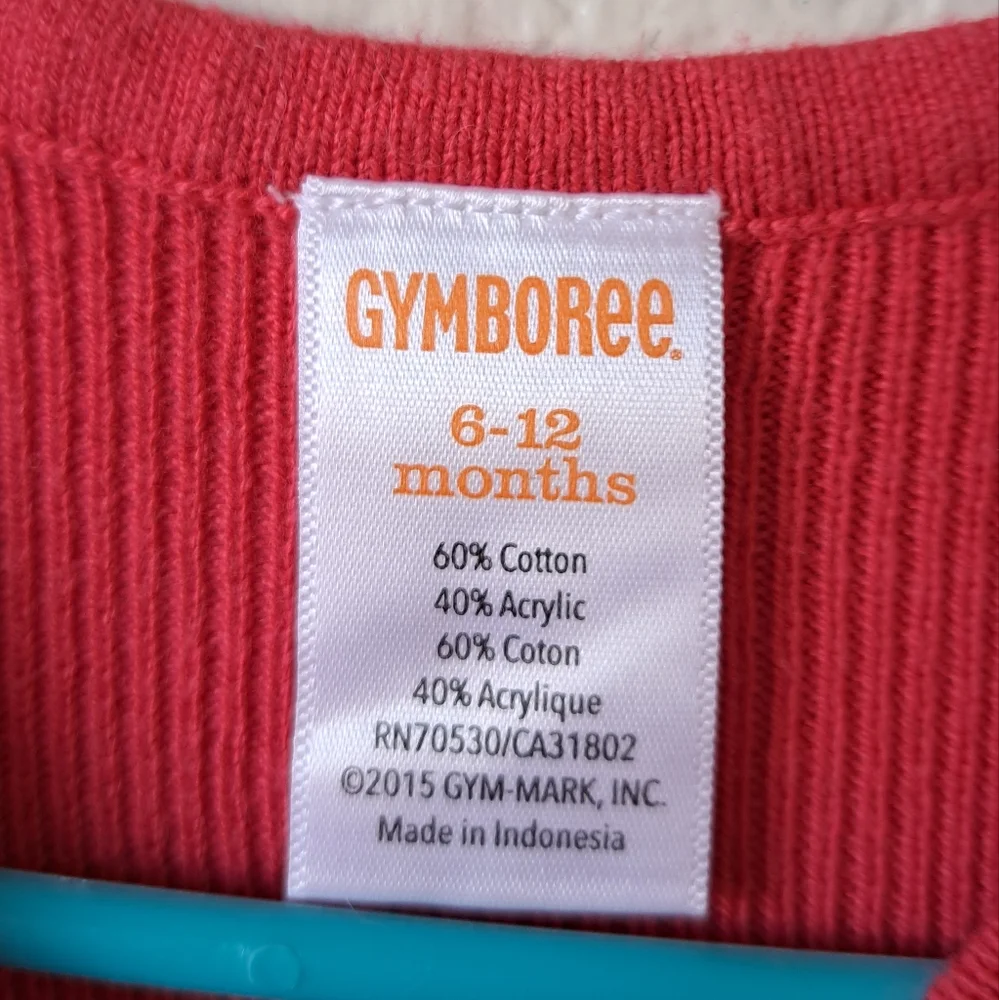 Gymboree Cardigan Sweater Size 6-12 Months